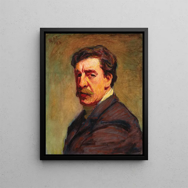 Autoportrait Painting - Roderic O'Conor — framed artwork on a wall