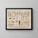 Atlas of Brazil's Wildlife Pl03 - Rodolpho von Ihering — framed artwork on a wall