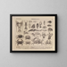 Atlas of Brazilian Wildlife Pl04 - Rodolpho von Ihering — framed artwork on a wall