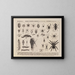 Atlas de la faune du Brésil Pl05 - Rodolpho von Ihering — framed artwork on a wall