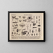 Atlas of Brazil's Wildlife Painting Pl06 - Rodolpho von Ihering — framed artwork on a wall