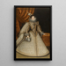 Portrait of Isabel de Bourbon - Rodrigo de Villandrando — framed artwork on a wall