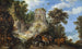 Landscape Painting with the Flight into Egypt - Roelant Savery — artwork view