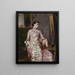 Dame en rose - Rogelio de Egusquiza — framed artwork on a wall
