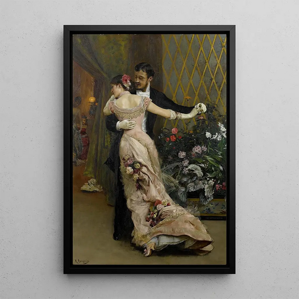 La Fin du bal - Rogelio de Egusquiza — framed artwork on a wall