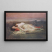 La Mort de Tristan et Isolde - Rogelio de Egusquiza — framed artwork on a wall