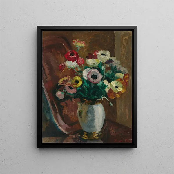 Anémones - Roger Fry — framed artwork on a wall