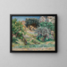 Provence Landscape Painting in Saint-Rémy - Roger Fry — framed artwork on a wall