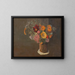 Still life with daisies of Saint Michael in a pot and a mug - Roger Fry — framed artwork on a wall