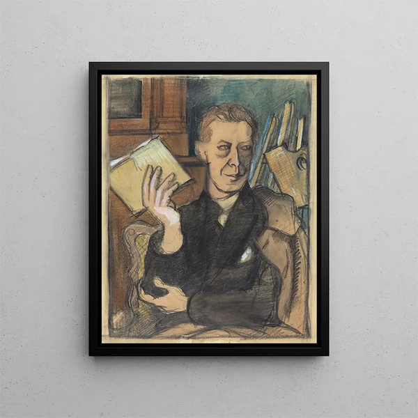 Jean-Louis Gampert - Roger de La Fresnaye — framed artwork on a wall