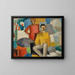 Le Quatorze Juillet - Roger de La Fresnaye — framed artwork on a wall