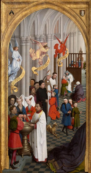 Rogier van der Weyden - Baptism Confirmation and Confession.webp