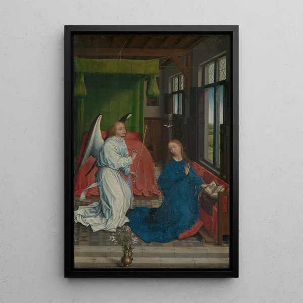 L'Annonciation - Rogier van der Weyden — framed artwork on a wall