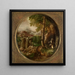 King David in a landscape - Michiel Gast — framed artwork on a wall