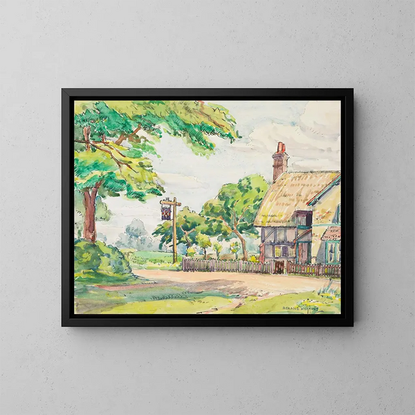 Les bras de Hamden - Roland Hipkins — framed artwork on a wall