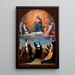 The Sacred Heart - Romain Cazes — framed artwork on a wall
