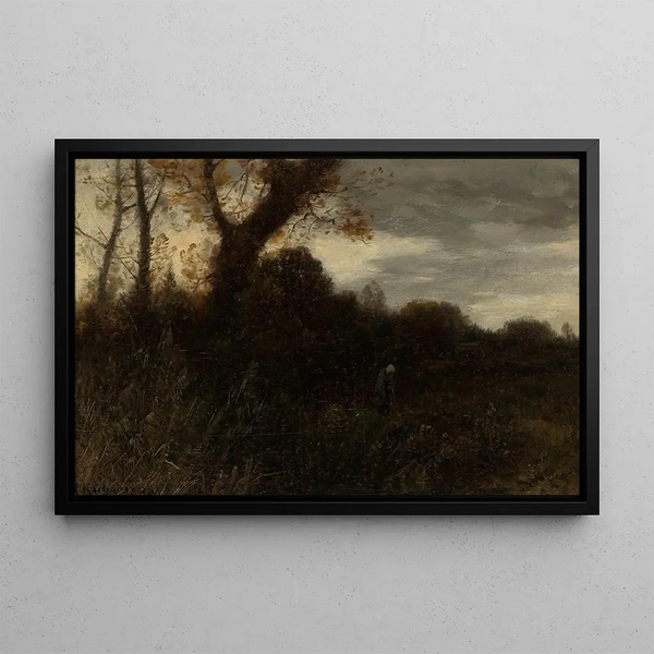 Landscape - Roman Kazimierz Kochanowski — framed artwork on a wall