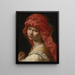 Head of Sibyl - School of Rome — framed artwork on a wall