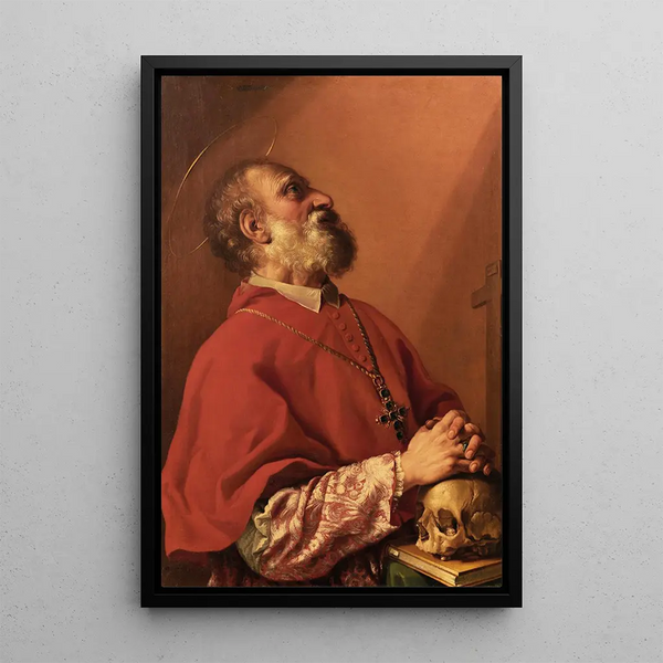 Saint Philippe Néri - School of Rome — framed artwork on a wall