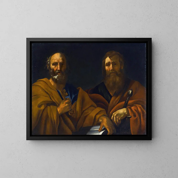 Saints Pierre et Paul - Ecole de Rome — framed artwork on a wall