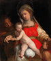 La Sainte Famille avec l'enfant saint Jean-Baptiste - École de Rome — artwork view