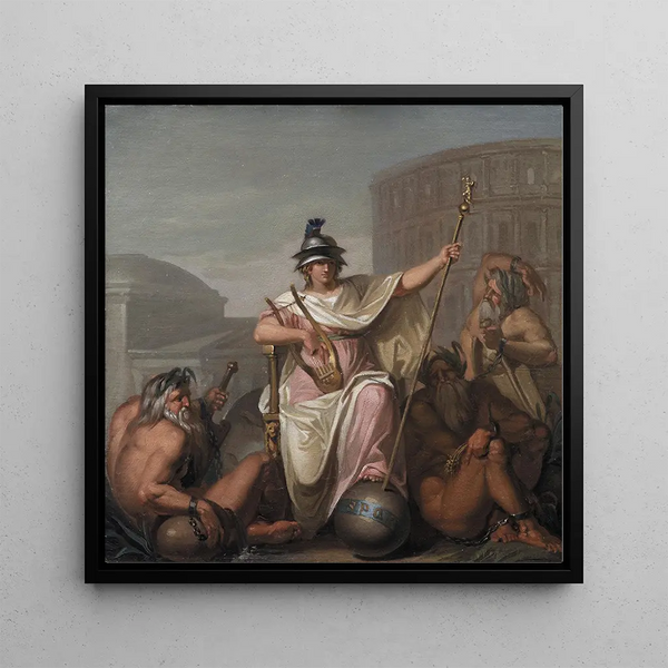 Rome as the sovereign of the world - Nicolai Abildgaard — wall display of the artwork