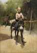 a boy on a donkey - Romualdo Locatelli — artwork view
