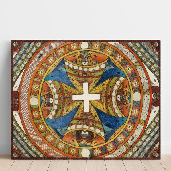 Roosali von Indien; Roosali von Rußland; Roosali von China; Und Roosali von Jappan im Skt. Adolf-Roosa-Gaarta (1922) - Adolf Wölfli