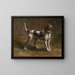 A bloodhound with a lighter - Rosa Bonheur — framed artwork on a wall