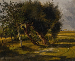 Bouquets d'arbres dans la prairie - Rosa Bonheur — artwork view