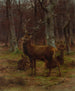 Deer and does in the autumn forest - Rosa Bonheur — artwork view