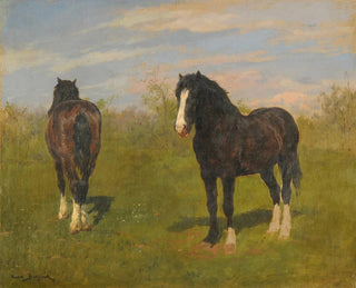 Horses Grazing - Rosa Bonheur — artwork view