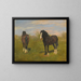 Horses Grazing - Rosa Bonheur — framed artwork on a wall