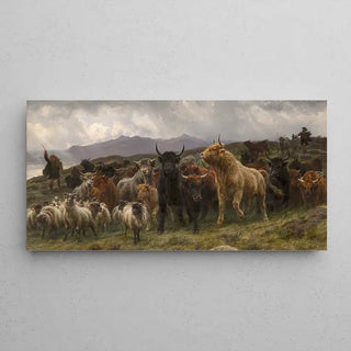 Highland Raid - Rosa Bonheur | Art print Painting Wall decoration poster copy