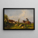 In the Meadow - Rosa Bonheur — framed artwork on a wall