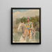 Indian Painting on Horseback - Rosa Bonheur — framed artwork on a wall