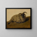 The Merino Sheep - Rosa Bonheur — framed artwork on a wall