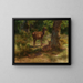 Les cerfs et les fauves dans un bois - Rosa Bonheur — framed artwork on a wall