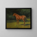 L'Automne rouge - Rosa Bonheur — framed artwork on a wall