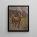 Les monarques de la forêt - Rosa Bonheur — framed artwork on a wall