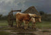 Bœufs tirant une charrette - Rosa Bonheur — artwork view
