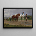 Farm Market of the Pyrenees - Rosa Bonheur — framed artwork on a wall