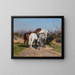 Chase at the Relay - Rosa Bonheur — framed artwork on a wall