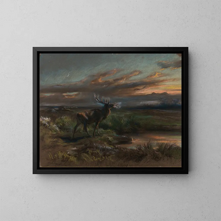 L'Appel du Cerf - Rosa Bonheur — framed artwork on a wall