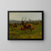 The Monarch of the Herd - Rosa Bonheur — framed artwork on a wall