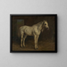 White Horse - Rosa Bonheur — framed artwork on a wall