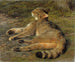 Wild Cat Painting - Rosa Bonheur — artwork view
