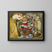 The story of Saint George, Saint George slaying the dragon - Rosa Corder — framed artwork on a wall