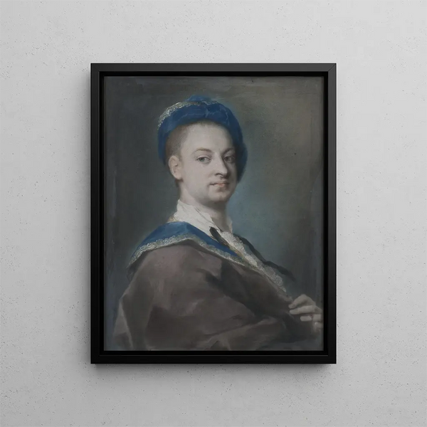 Count Nils Bielke - Rosalba Carriera — framed artwork on a wall