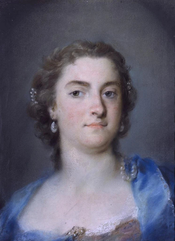 Reproduction of the painting Faustina Bordoni - Rosalba Carriera